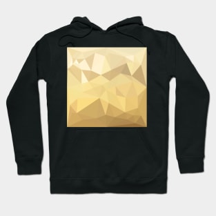 Burlywood Brown Abstract Low Polygon Background Hoodie